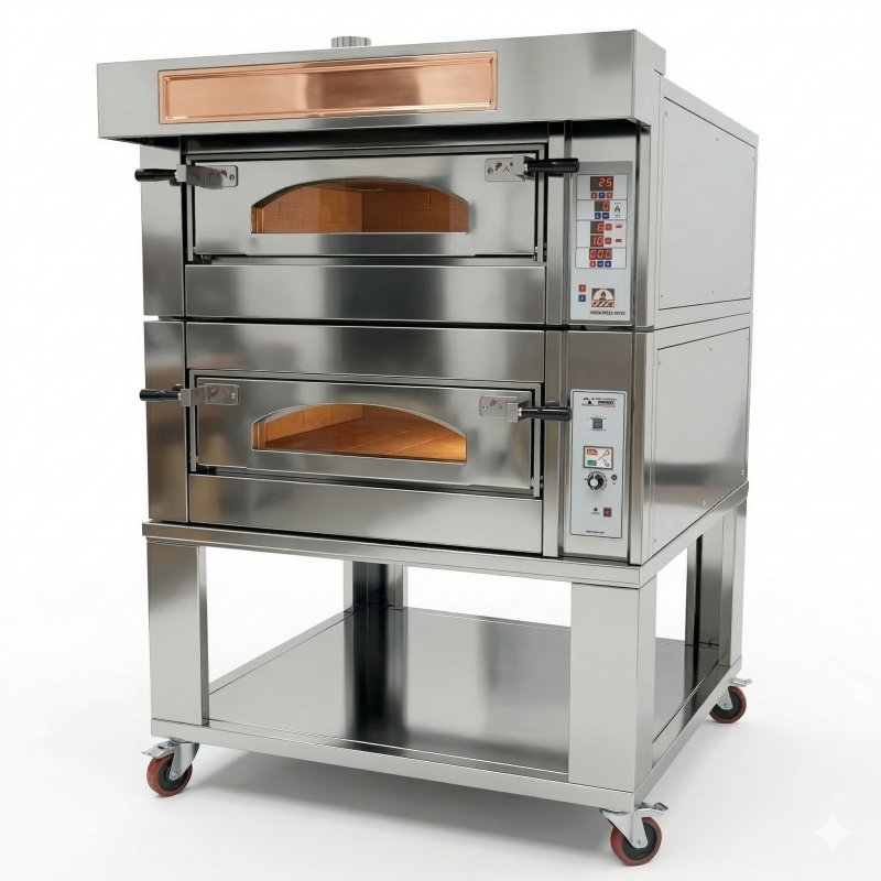 Horno Izzo A9 para pizza napolitana de 2 pisos | Precisión y rendimiento para pizzerías