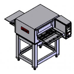 Horno de cinta o tunel ventilado Zanolli Synthesis 05/40 Compact eléctrico para pizza, pan, pastelería y gastronomía
