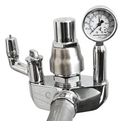 Marmita a gas indirecta con tapa autoclave de presión de 350 Litros SCPIA-300GA