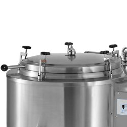 Marmita a vapor indirecta con autoclave de 350 Litros SCPIA-300VA
