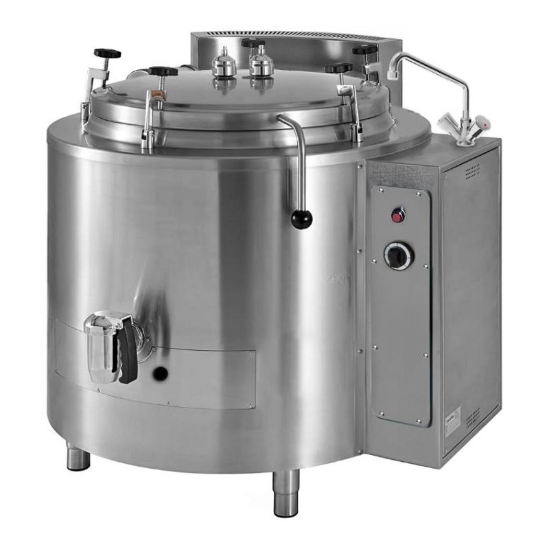 Marmita a gas directa con tapa a presión 220 Litros PDA-200GA