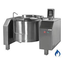 Marmita basculante a gas indirecta de 510 Litros PGRM-500E TouchScreen