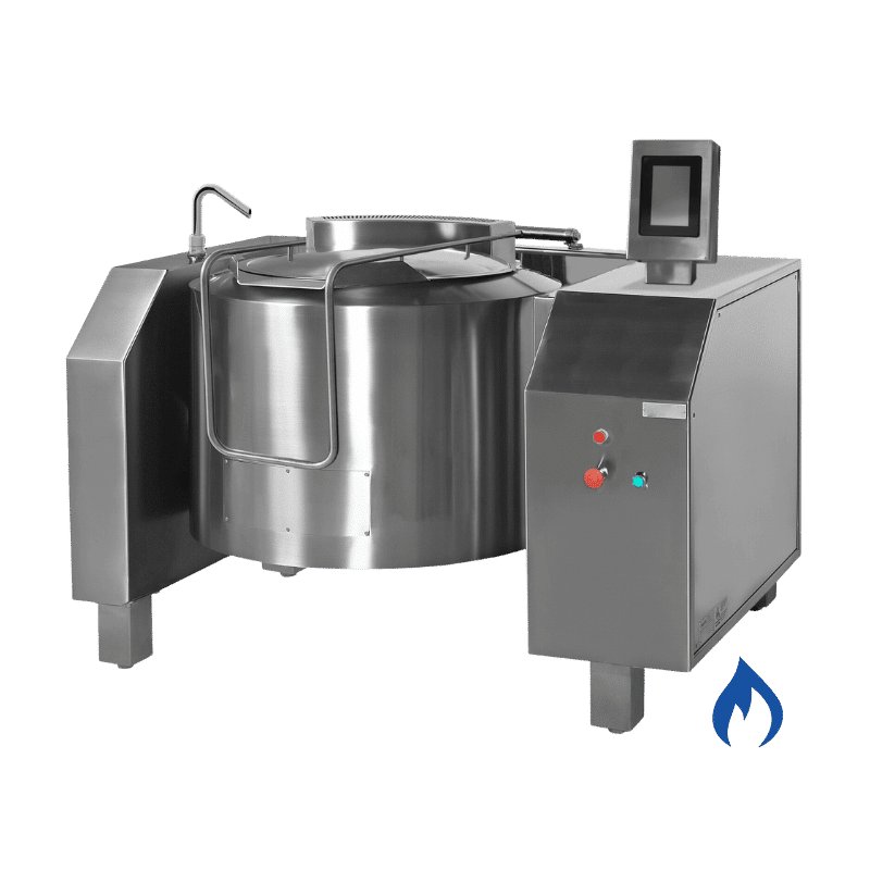 Sartén basculante a gas de 155 litros BGTM-150E TouchScreen