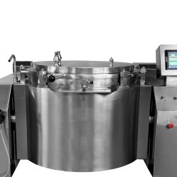 Supermix basculante a vapor de alta presión  y enfriamiento de 155 Litros SPEM-150RVP TouchScreen