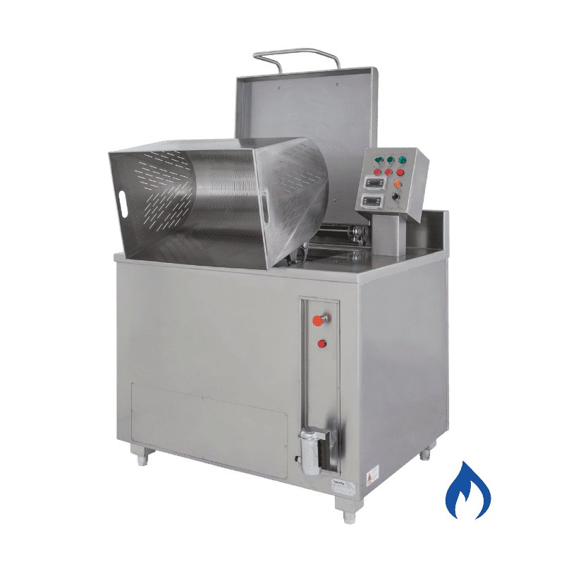 Cocedor de pasta elevable a gas para pasta, arroz y legumbres de 200 litros CPGR-200