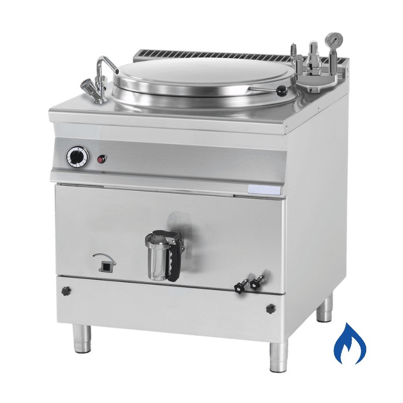 Marmita a gas indirecta modular de 410 litros PIM-400G