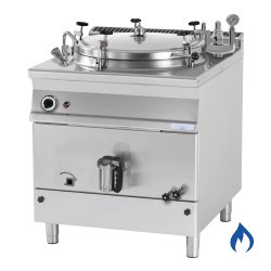 Marmita a gas indirecta modular con autoclave de 220 litros PIM-200GA