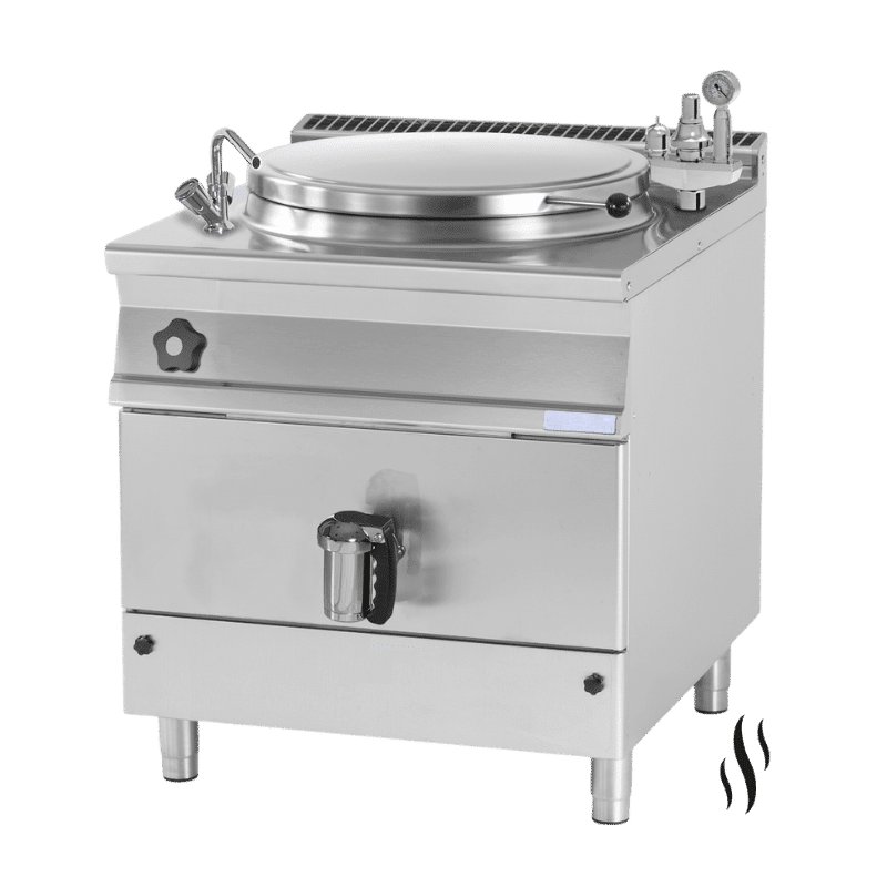 Marmita a vapor indirecta modular de 220 litros PIM-200V