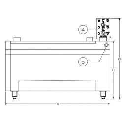 Lavaverduras con cesto elevable de 600 litros W-600R