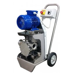 Bomba para aceite con tensor de cordón