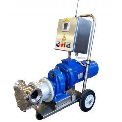 Bomba para aceite con inversor e impulsor flexible