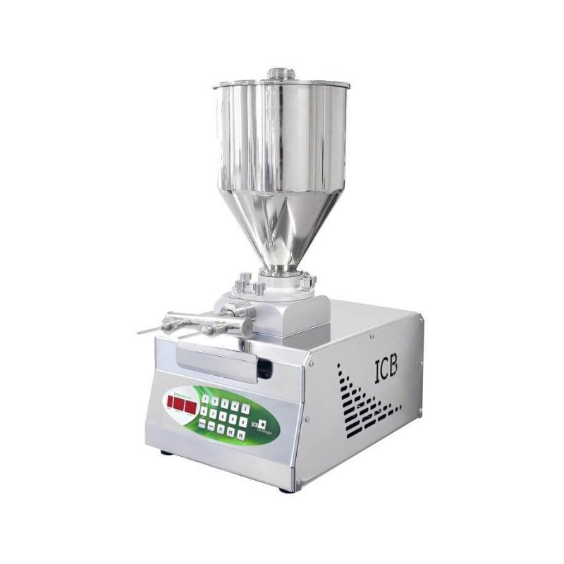 Inyectora dosificadora llenadora de engranajes eléctrica para pastelería y gastronomia con tolva 13 L