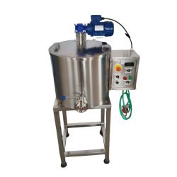 Mini pasteurizadora para leche y quesos de 25 litros con variador de velocidad Scovali