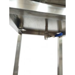 Mini pasteurizadora para leche y quesos de 25 litros con variador de velocidad Scovali