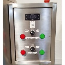 Mini pasteurizador para leche y quesos 200L con rascador de pared Scovali SCPAMS