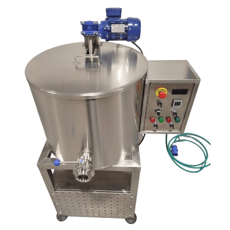 Cubas de cuajar queso profesional de 50 litros con refrigeración incluida Scovali
