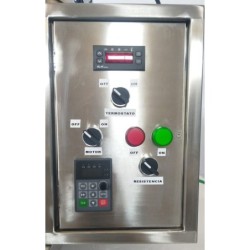 Mini pasteurizador para leche y quesos de 15 litros con variador de velocidad Scovali