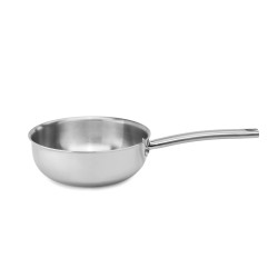 Cazo bombeado Multimetal Diámetro: 20 cm - Altura: 7,5 cm - Capacidad: 1,8 lts.