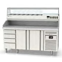 Mesa refrigerada para pizza MFP70-180