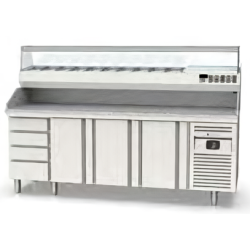 Mesa refrigerada para pizza MFP70-225