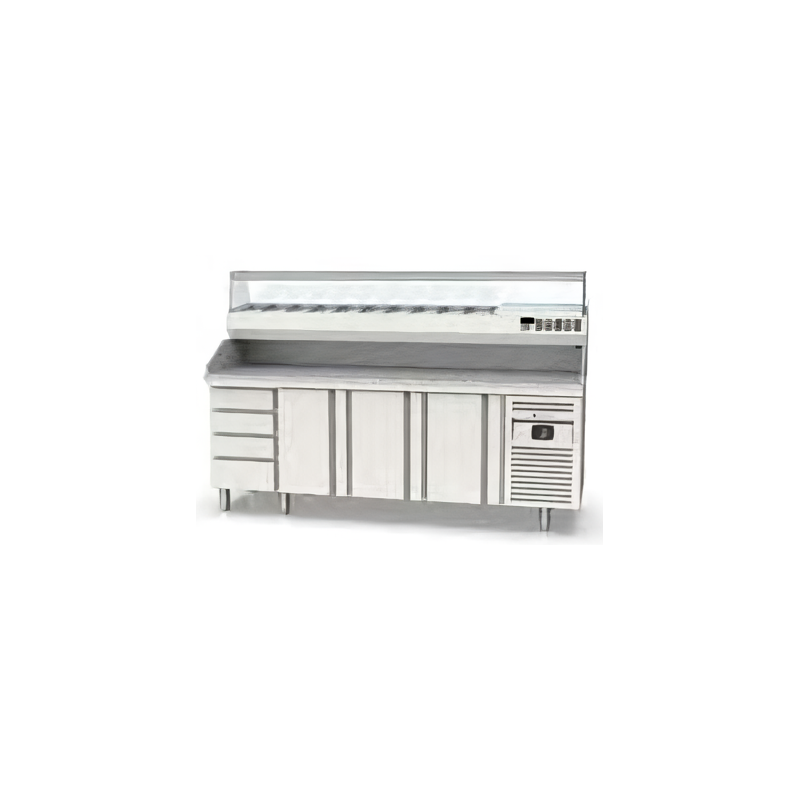 Mesa refrigerada para pizza MFP70-225