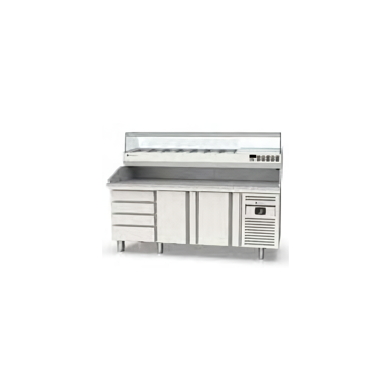 Mesa refrigerada para pizza MFP80-200