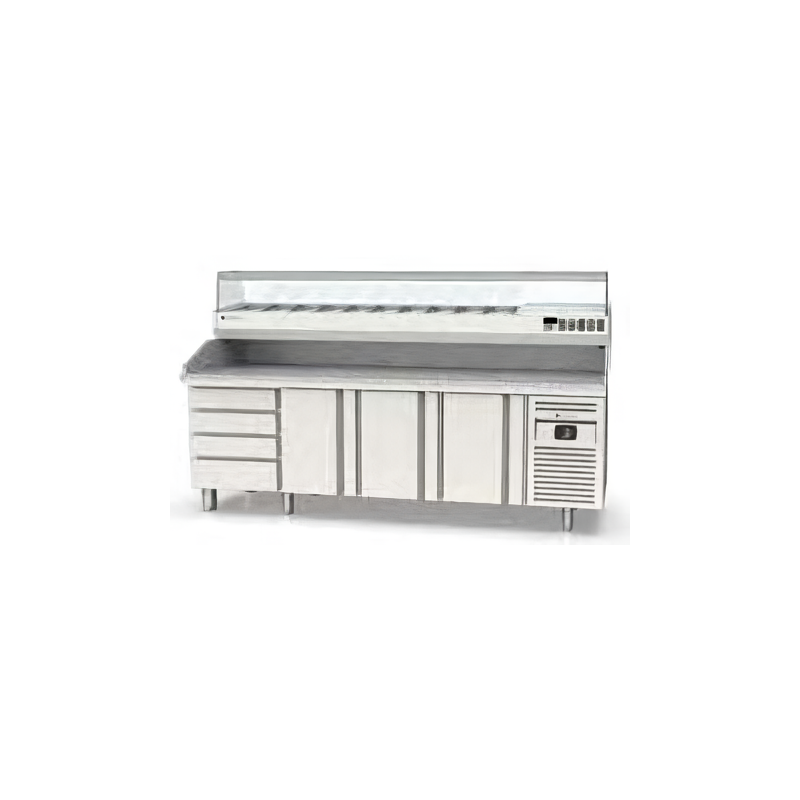 Mesa refrigerada para pizza MFP80-250