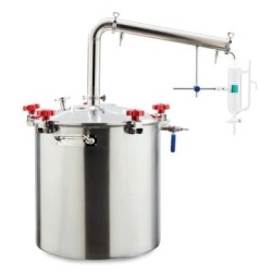 Extractor destilador de aceites esenciales para plantas, hierbas y flores de 90L
