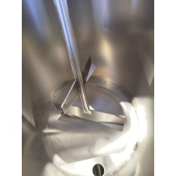 Pasteurizador profesional de 100 litros con brazo inclinado Scovali