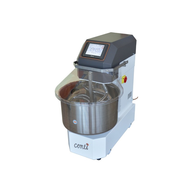 Amasadora de espiral industrial 50 Kg 2 motores con 2 temporizadores SP50 2T 2M