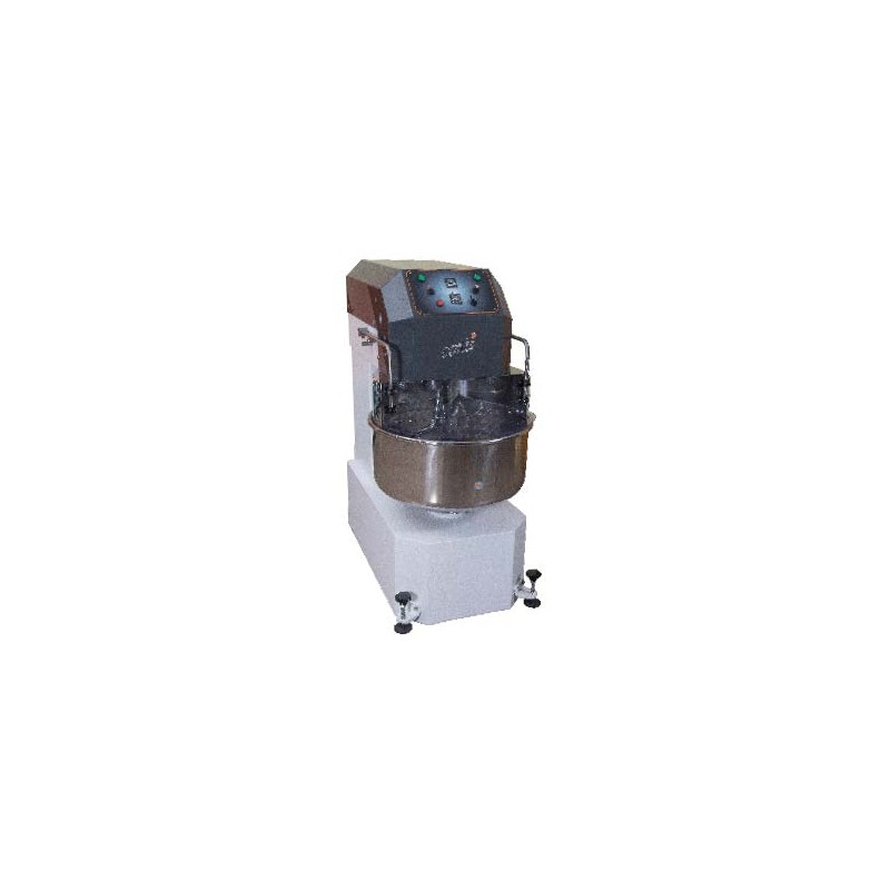 Amasadora de espiral automática industrial 60 Kg 2 motores con 2 temporizadores SPD60