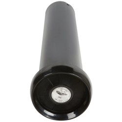 Dispensador de vasos encastrable negro de 58,5 cm con juntas ajustables