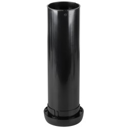 Dispensador de vasos encastrable negro de 46 cm con juntas ajustables