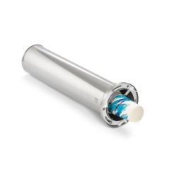Dispensador de vasos encastrable de acero inoxidable para vasos de 7,6 a 9,8 cm