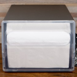 Servilletero dispensador de sobremesa para servilletas plegadas