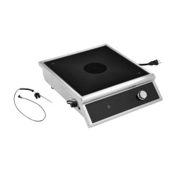 Placa de inducción profesional de alta potencia 2600 W con sonda de temperatura