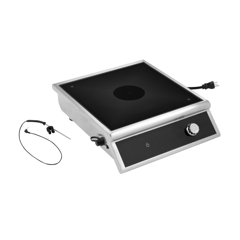 Placa de inducción profesional de alta potencia 2600 W con sonda de temperatura