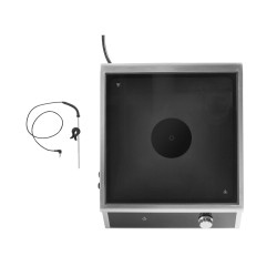 Placa de inducción profesional de alta potencia 2600 W con sonda de temperatura