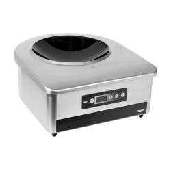 Placa de inducción wok profesional 3000 W con wok de 35 cm