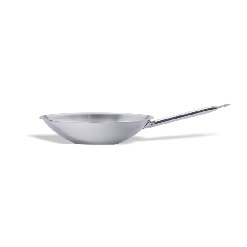Wok de acero inoxidable fondo plano Inox Pro Expert