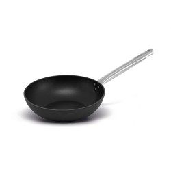 Wok antiadherente de aluminio Black Pro de 28 cm