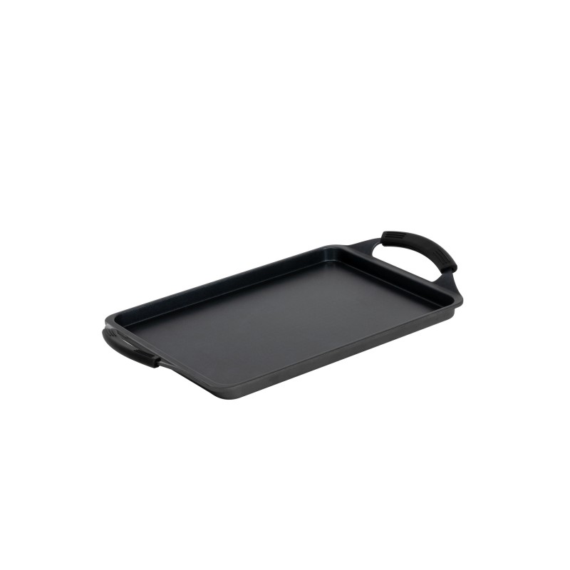 Plancha antiadherente con asas Black Pro de 43 x 25 cm