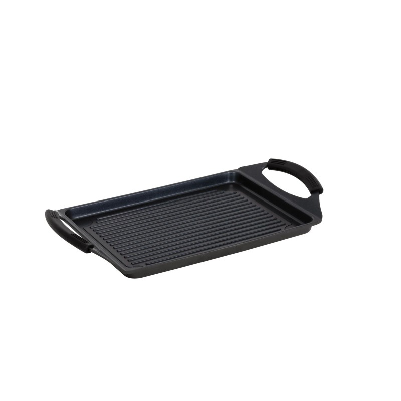 Parrilla grill antiadherente con asas Black Pro de 45 x 27 cm