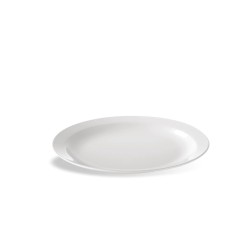 Plato de policarbonato blanco