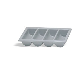 Bandeja portacubiertos gastronorm GN 1/1 de polipropileno