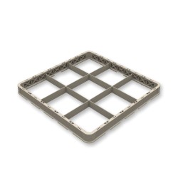 Cesta lavavajillas FlapRack de 9 compartimentos para copas y jarras