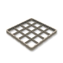 Cesta lavavajillas FlapRack de 16 compartimentos para copas de vino