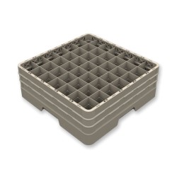 Cesta lavavajillas FlapRack de 49 compartimentos para vasos pequeños