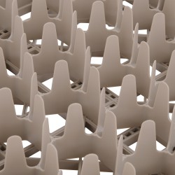 Cesta lavavajillas T-Version de 30 compartimentos hexagonales para vasos