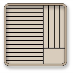 Cesta para platos FlapRack para lavavajillas